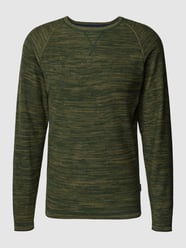 Strickpullover in melierter Optik von Blend Grün - 43