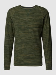 Gebreide pullover in gemêleerde look van Blend Groen - 29