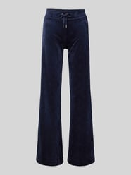 Flared Sweatpants mit Tunnelzug Modell 'MONOGRAM LISA' von Juicy Couture - 5