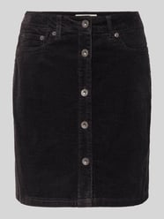 Minirock aus Cord mit Knopfleiste Modell 'AFSON' von Drykorn - 9