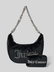 Hobo Bag mit Ziersteinbesatz Modell 'KIMBERLY' von Juicy Couture Schwarz - 18