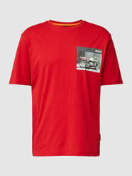 Relaxed Fit T-Shirt mit Motiv-Print von BOSS Orange Rot - 20