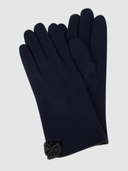 Handschuhe aus Lammwolle von Weikert-Handschuhe Blau - 21