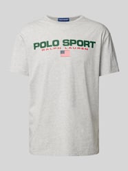 T-Shirt mit Label-Print von Polo Sport Grau - 1