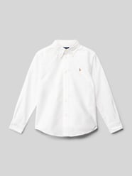 Freizeithemd mit Button-Down-Kragen von Polo Ralph Lauren Kids Weiß - 15