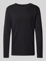 Longsleeve mit Rundhalsausschnitt von MCNEAL Schwarz - 1