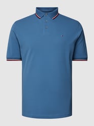 PLUS SIZE Poloshirt mit Logo-Stitching von Tommy Hilfiger Big & Tall Türkis - 11
