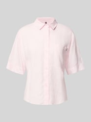 Relaxed fit overhemdblouse van puur linnen van Tommy Hilfiger Fuchsia - 25