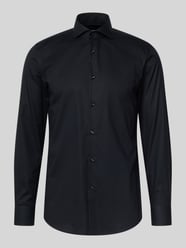 Slim Fit Businesshemd aus Baumwolle mit Kentkragen Modell 'HANK' von BOSS - 34