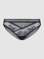 Tanga aus Spitze Modell 'Maddie' von Passionata Schwarz - 48
