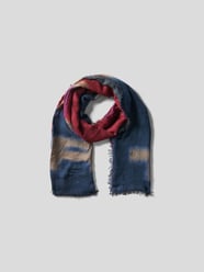 Schal mit Fransen von Etro Blau - 15