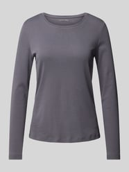 Longsleeve mit Rundhalsausschnitt von Christian Berg Woman Grau - 23