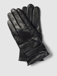 Handschuhe aus Schafsleder mit Riegel Modell 'BASIC' von JOOP! Collection Schwarz - 44