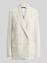 Longblazer van puur linnen met dubbele knoopsluiting van Lauren Ralph Lauren - 2