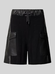 Wide Leg High Waist Bermuda aus Viskose-Mix Modell 'WILLMAR' von Marc Cain - 2