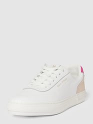 Sneaker aus Leder mit Kontrastbesatz von Marc O'Polo Weiß - 29