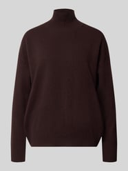 Oversized Fit Strickpullover aus reiner Wolle mit Stehkragen von Stefanel - 19