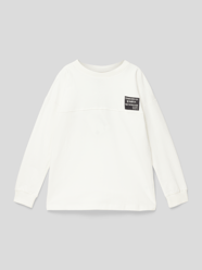 Sweatshirt mit Label-Patch von Garcia Weiß - 32