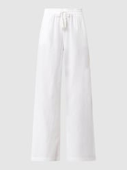 Comfortbroek met linnen  van Esprit Wit - 35