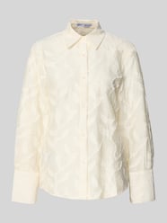 Bluse aus Viskose-Mix mit Strukturmuster Modell 'CRUZ' von MANGO - 2
