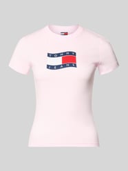 T-shirt o kroju slim fit z czystej bawełny od Tommy Jeans - 43