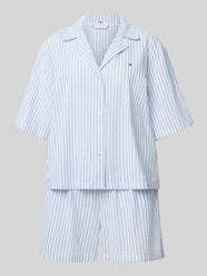 Relaxed Fit Pyjama aus Baumwoll-Leinen-Mix von TOMMY HILFIGER - 37
