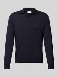 Gebreide pullover met platte kraag van GRAN SASSO - 45