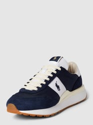 Sneaker aus Leder-Mit mit Label-Details von Polo Ralph Lauren Blau - 40
