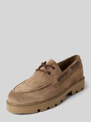 Loafers aus Leder mit profilierter Sohle von JOOP! SHOES Beige - 25
