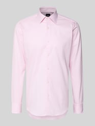 Regular Fit Freizeithemd aus Baumwoll-Mix Modell 'H-JOE-K-C1-261' von BOSS Pink - 9