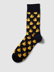 Socken mit Allover-Motiv-Print Modell 'RUBBER DUCK' von Happy Socks Blau - 7