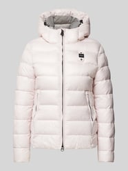 Steppjacke mit Label-Badge von Blauer Usa Rosa - 19