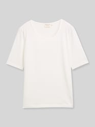 t-shirt o kroju regular fit z mieszanka bawełny od Tom Tailor - 26