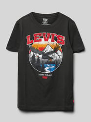 T-Shirt mit Logo-Print Modell 'SOAR LIKE AN EAGLE' von Levi’s® Kids Grau - 29