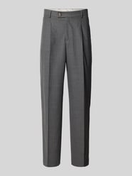Straight Fit Stoffhose mit Bundfalten von ANNARR - 43