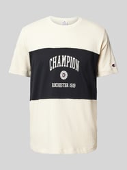 T-Shirt mit Colour-Blocking-Design von CHAMPION Grau - 12