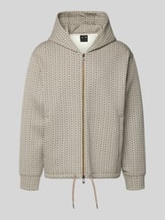 Sweatjack met tweewegsritssluiting en tunnelkoord van ARMANI EXCHANGE Beige - 32