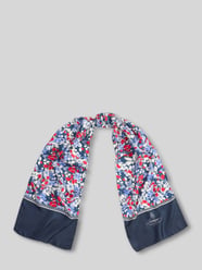 Chusta z czystego jedwabiu z napisem logo od Lauren Ralph Lauren - 8