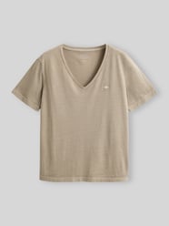 Regular Fit T-Shirt aus Baumwoll-Mix von GANT Beige - 14