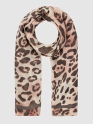 Schal mit Allover-Animal-Print von Guess - 38