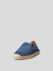 Espadrilles mit Kontrastbesatz von Frescobol Carioca Blau - 12