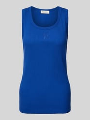 Slim Fit Tank Top aus Baumwoll-Mix mit Logo-Stitching von Marc O'Polo - 41