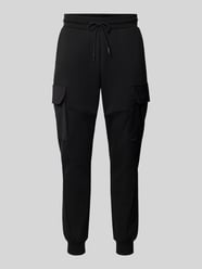 Slim fit sweatpants met cargozakken van Antony Morato - 13