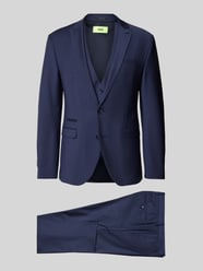 Garnitur o kroju slim fit z brustaszą model ‘soda’ od Cinque - 35