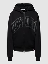 Sweatjacke mit Label-Detail  von REVIEW Schwarz - 20