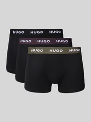 Trunks mit Label-Bund im 3er-Pack von HUGO Schwarz - 22