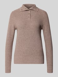 sim fit shirt met lange mouwen van viscosemix van Christian Berg Woman - 40