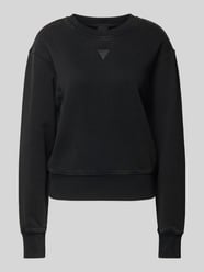 Sweatshirt mit Strasssteinbesatz Modell 'BIG GUESS' von Guess Schwarz - 2