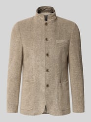 Slim Fit Sakko mit Stehkragen von ROY ROBSON Beige - 12