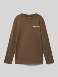 Regular fit shirt met lange mouwen van puur katoen van s.Oliver RED LABEL - 10